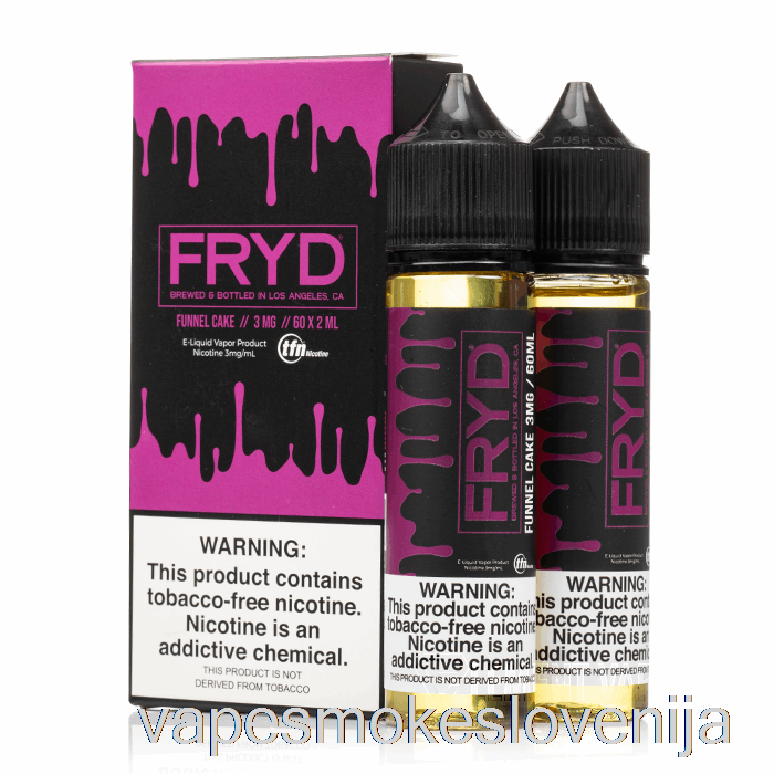 Vape Za Enkratno Uporabo Funnel Cake - Fryd E-liquid - 120ml 3mg